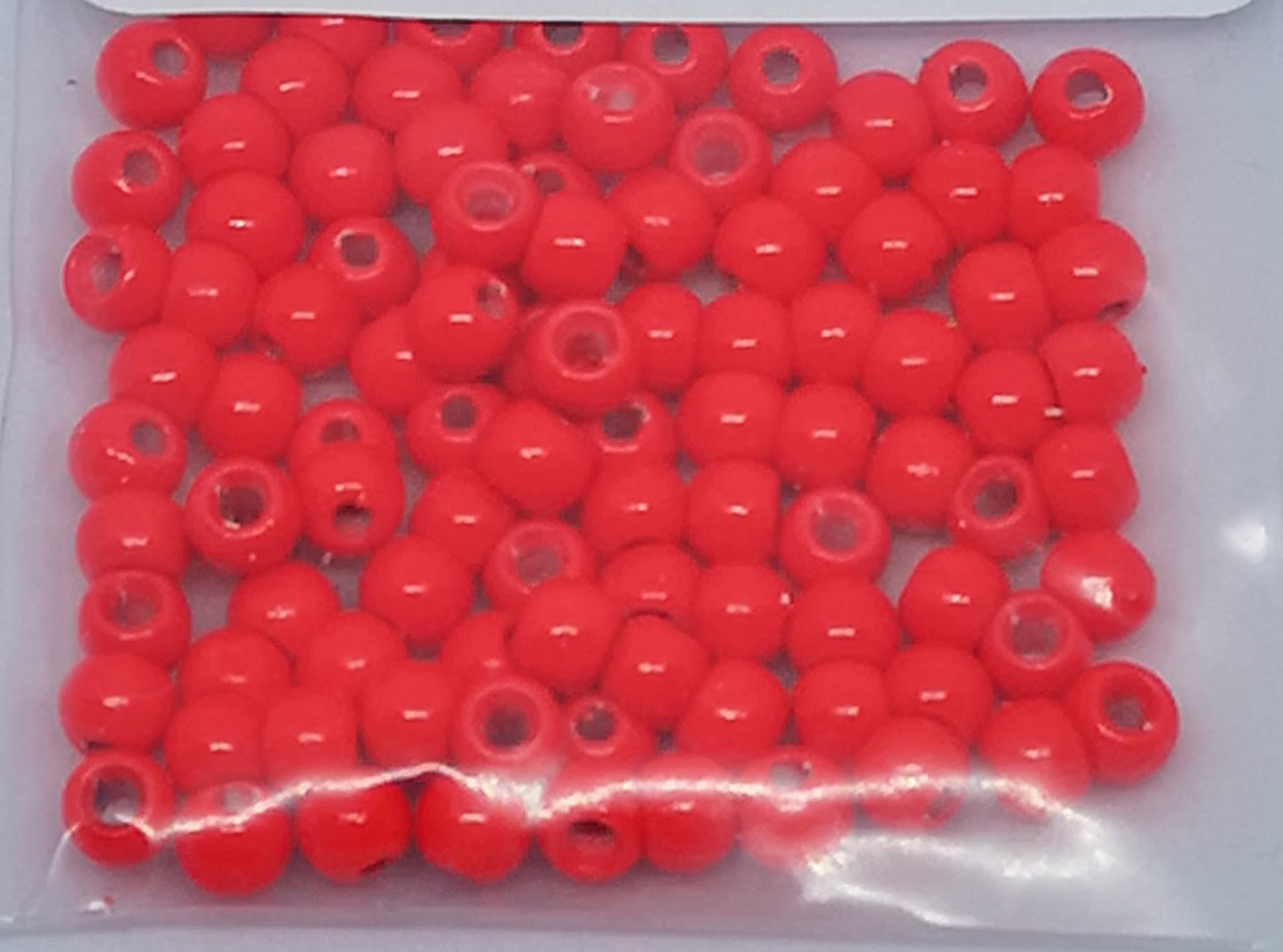Painted Brass Beads