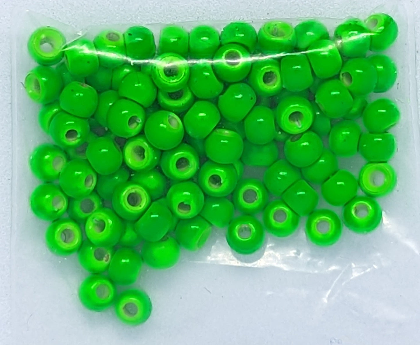 Painted Brass Beads