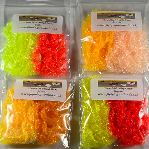 Blob tying packs