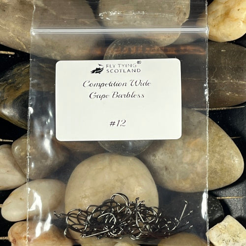 Competition Wide Gape Dry Fly Barbless Hooks