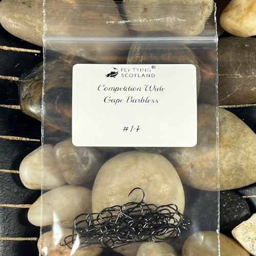 Competition Wide Gape Dry Fly Barbless Hooks