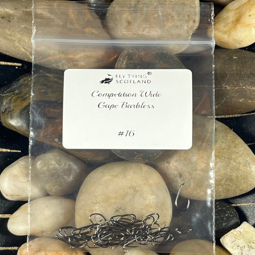 Competition Wide Gape Dry Fly Barbless Hooks