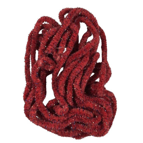 mosaic chenille oxblood