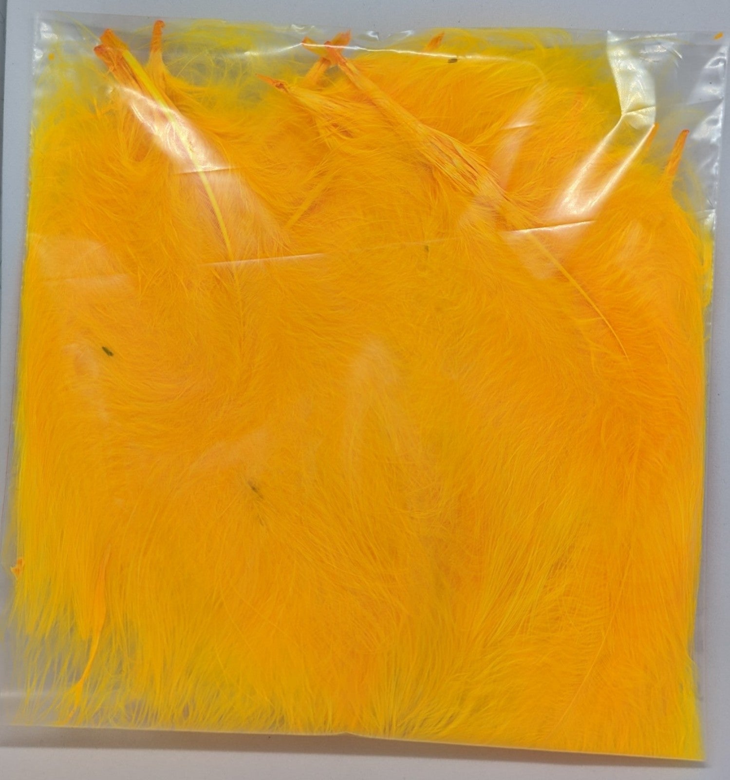 KOLIGHT Frange In Piuma Di Tacchino Marabù – 10 Metri, Larghezza 15-20 Cm, Colore Giallo Oro, Per Decorazioni Fai Da Te
