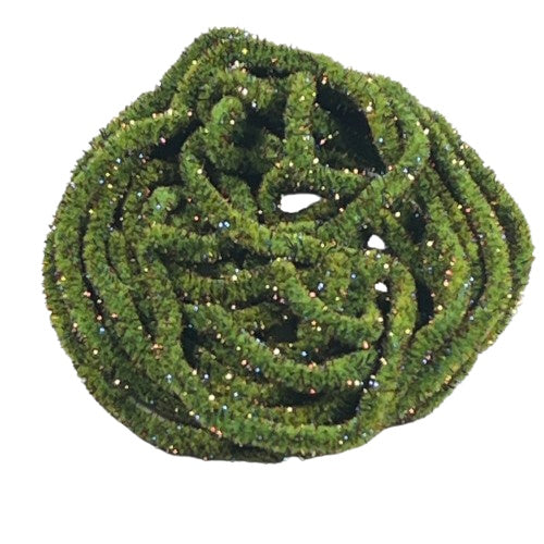 mosaic chenille olive