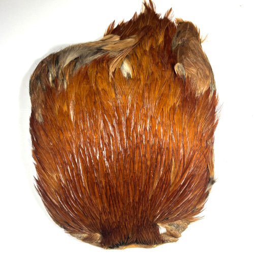 natural brown indian cock cape
